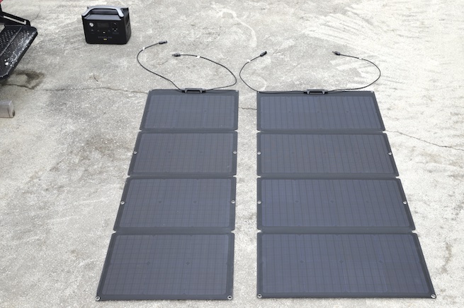 EcoFlow ソーラーチャージャー 110W ソーラーパネル